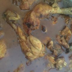 A picture of Chicken curry.