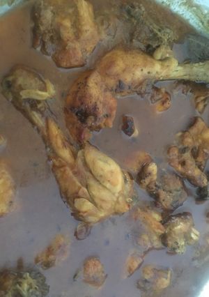 A picture of Chicken curry.