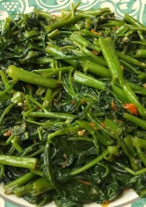 Foto resep Cah kangkung terasi