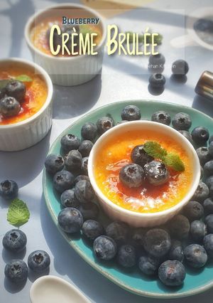 Foto resep Blueberry Crème Brulée