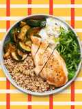 Bowl Quinoa Poulet Sauce Yaourt