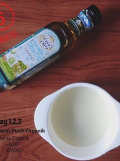 Foto resep MPASI 6 Bulan Bubur Beras Putih Organik