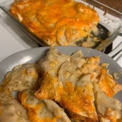 A picture of Pierogi Casserole.