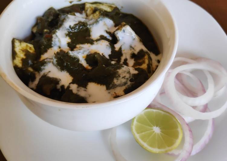 Recipe of Perfect Palak paneer