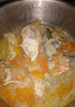 Una foto de Pollo en escabeche