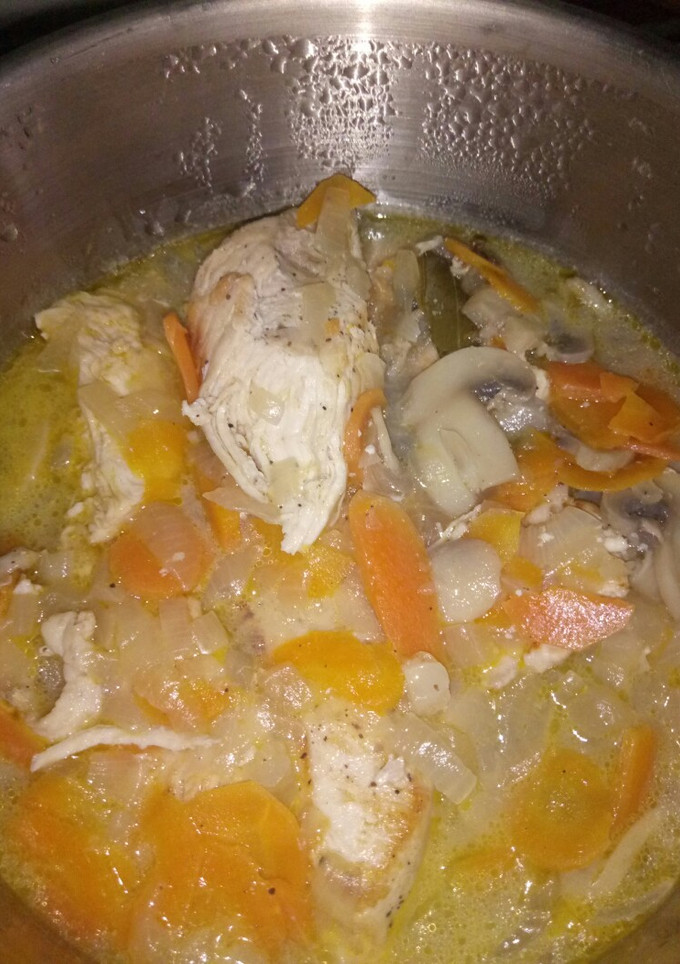 Una foto de Pollo en escabeche