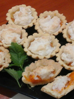 Kókuszos kosárka sárgabarackkal, gluténmentesen recept fotója