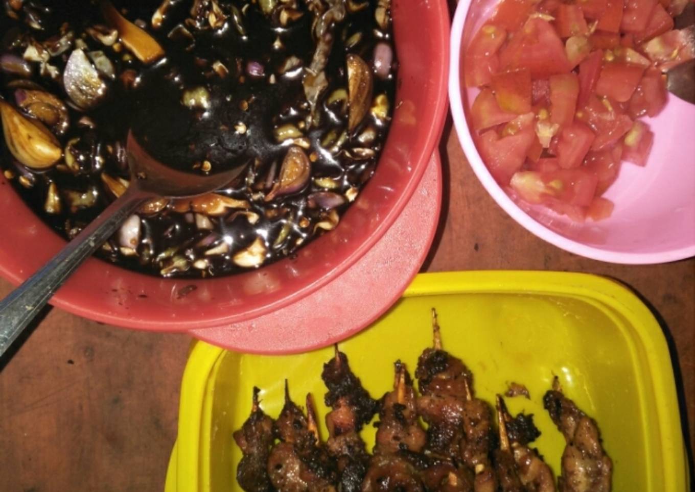 Sate ayam bumbu kecap (resep keluarga)