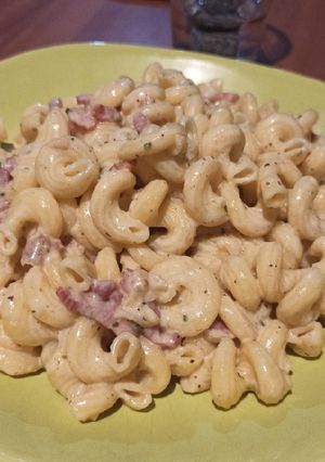 Une photo de Pâte à la carbonara