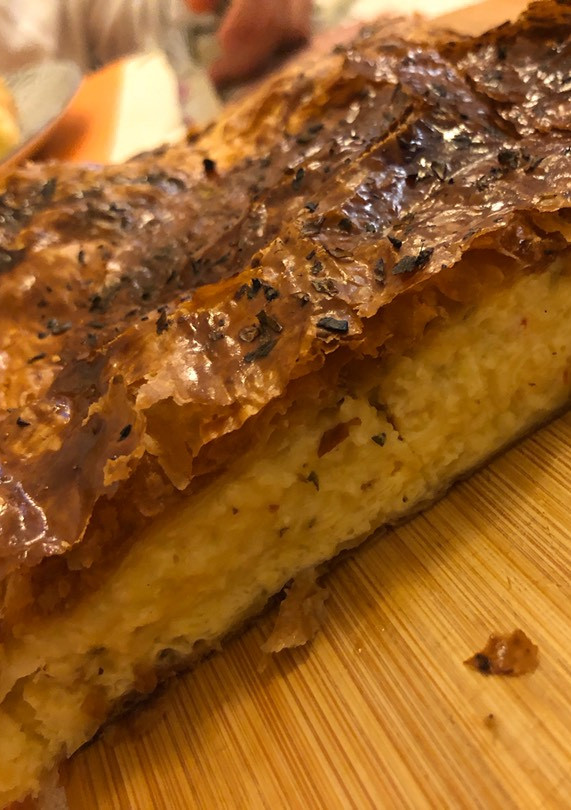 Una foto de Pastel de queso