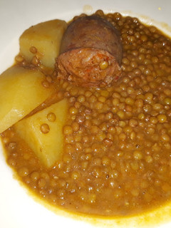 Una foto de Lentejas con chorizo