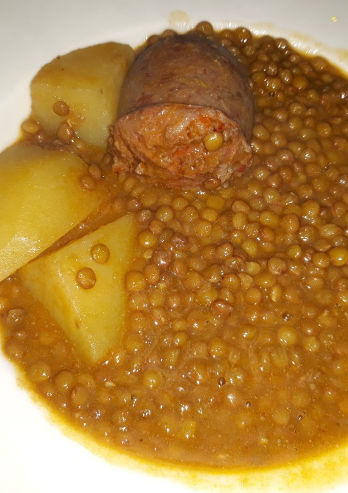 Una foto de Lentejas con chorizo