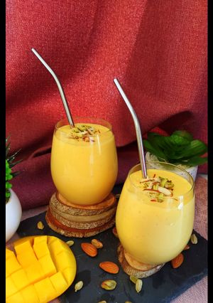 A picture of Mango Lassi.