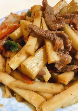 醬悶筍條 的食譜成品照片