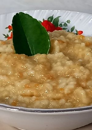 Foto resep BUBUR NASI KALDU SAPI(MPASI usia 10+ bulan)