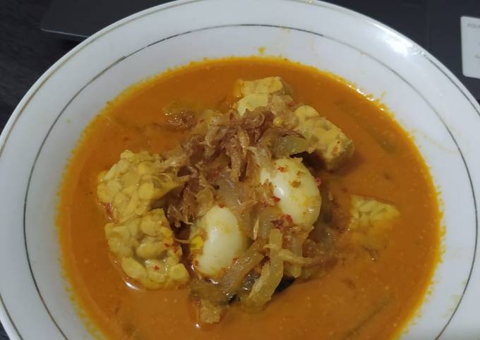 Resep Sayur labu tempe telur yang Menggugah Selera