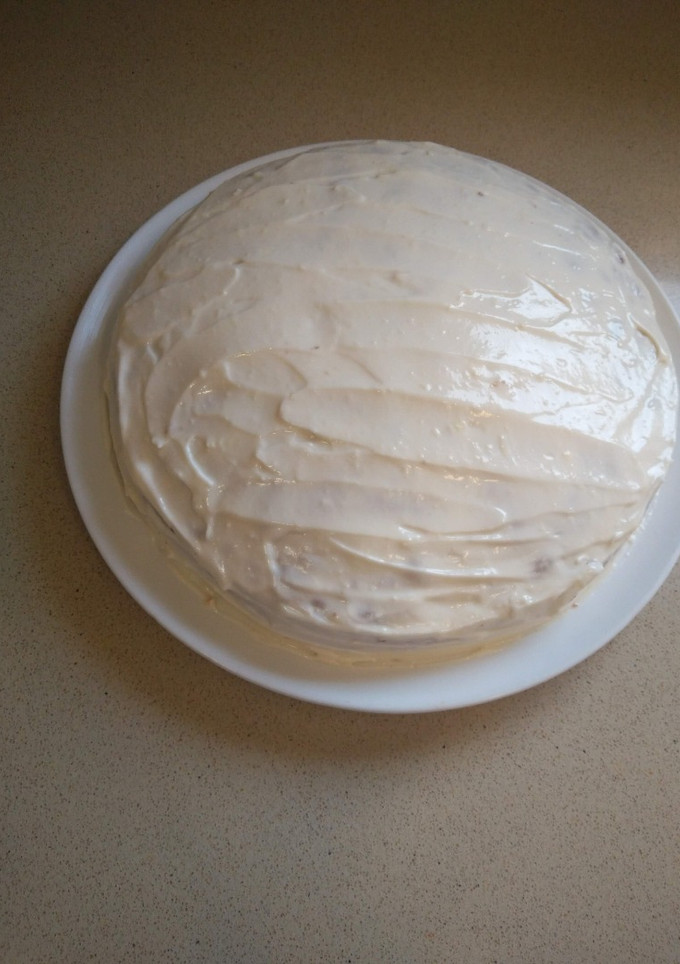 Una foto de Pastel de zanahoria