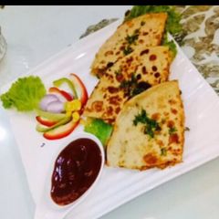 A picture of Mexican Quessadilla....stuffed parantha.