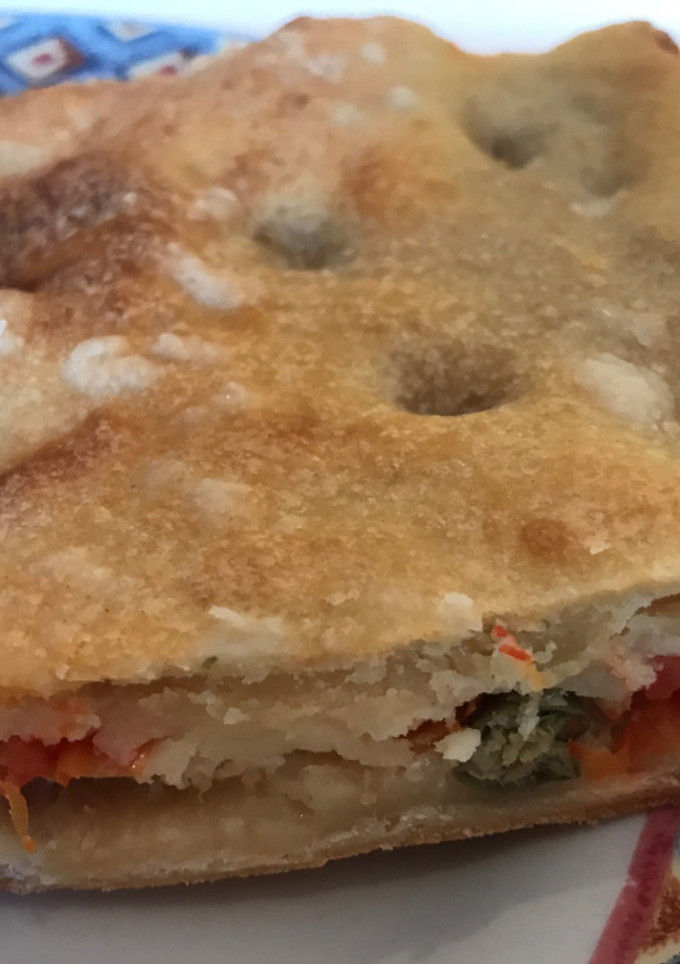 Una foto de Focaccia rellena