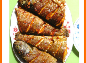 Hình của món Cá ướp gia vị chiên món ngon không thể thiếu. .