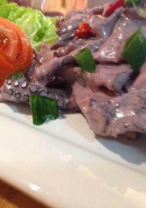 Una foto de Pulpo al olivo