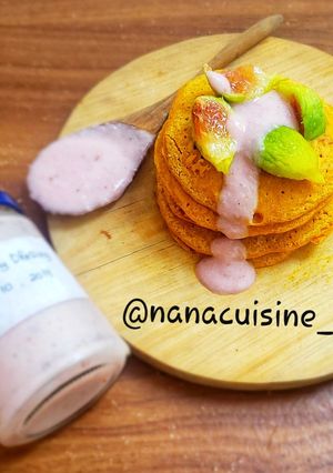Foto resep Pancake Labu Gluteen Free, dairy free,Refined sugar