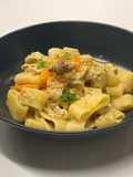 Calamarata con pesce spada, datterini gialli e limone!