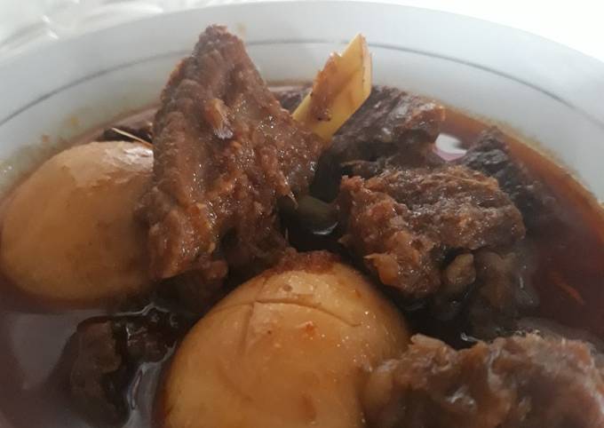 Semur Daging Telur