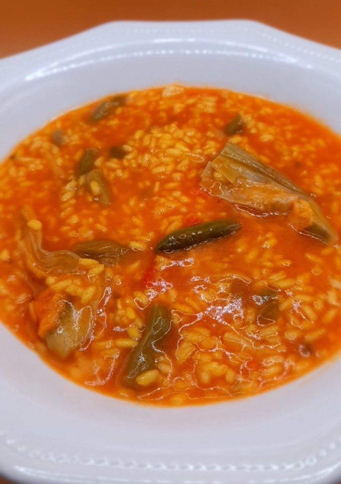 Una foto de Arroz caldoso