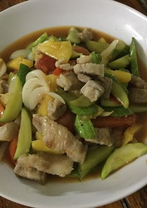 รูปของ หมูสามชั้นผัดเปรี้ยวหวาน