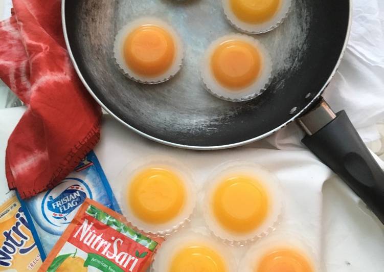 6 Resep: Puding telur ceplok Kekinian