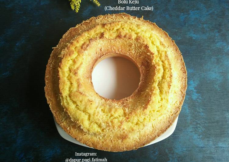 Cara Membuat Bolu Keju (Cheddar Butter Cake), Bikin Ngiler