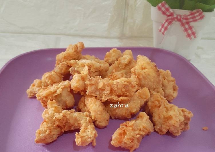 Resep Ayam fillet goreng tepung renyaah π oleh Zahra Aliyah - Cookpad
