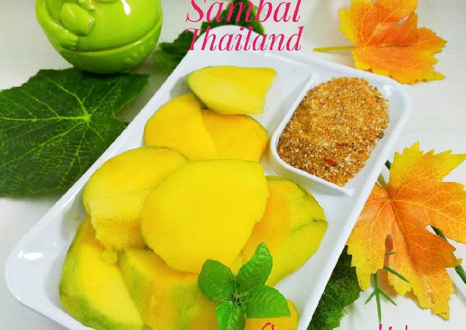 Rujak mangga sambal Thailand