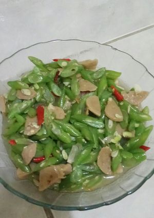 Foto resep Tumis buncis baso sederhana