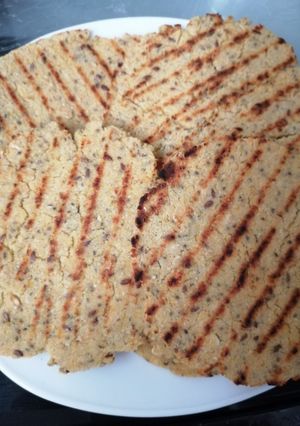 Una foto de Arepas de Okara (Soya)