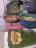 Mis pasteles en hojas
