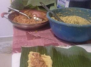 Una foto de Mis pasteles en hojas