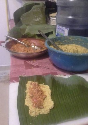 Una foto de Mis pasteles en hojas