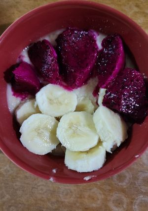 Foto resep Oatmeal Pisang Naga