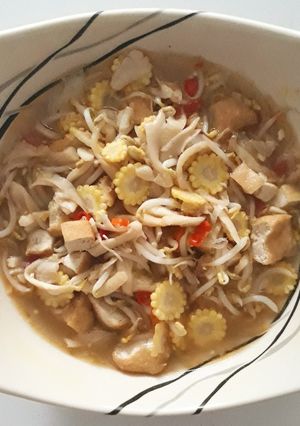 Foto resep Tumis jamur tauge