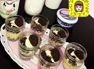 صورة لوصفة تحلية اوريو و مسكربون😍 🎀💕