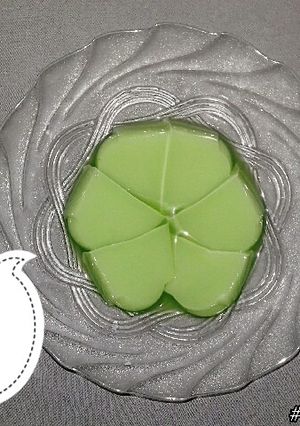 Foto resep Pudding Santan Pandan