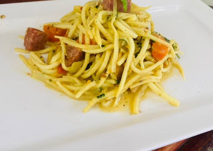 Pasta palmini Receta de Nitzary roldan- Cookpad