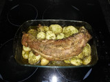 Costillas al horno con patatas
