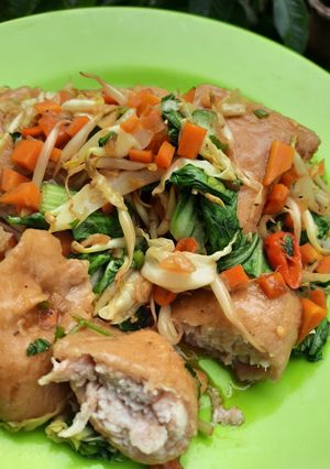 Foto resep Pangsit Legino Versi Sehat
