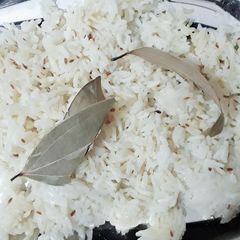 Jeera rice A picture of Jeera rice.