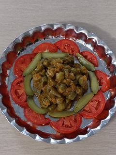 عکسی از دستور خوراک بامیه