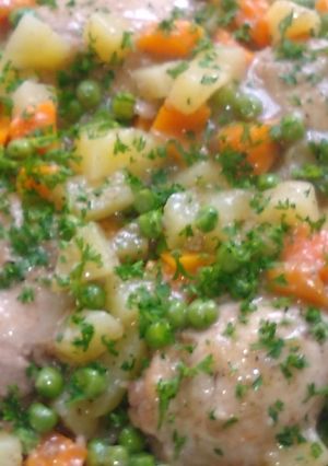Una foto de Fricasé de pollo