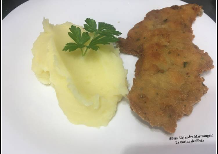 Milanesas con puré de papas Receta de La cocina de Silvia ...